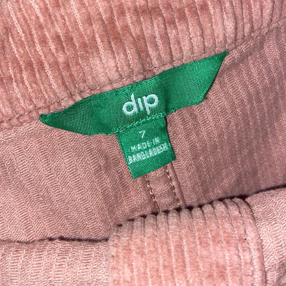Corduroy Pink Mini Skirt - Picture 3 of 3